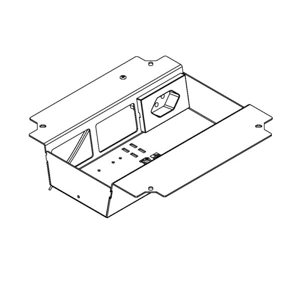 Produktbild UBD 215 226  -  Steckdoseneinsatz für 3+2 FLF inkl. 1xT13, weiss